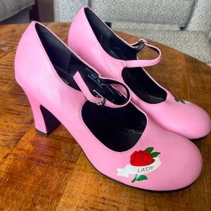 Lady Luck Pink Vintage Shoes
